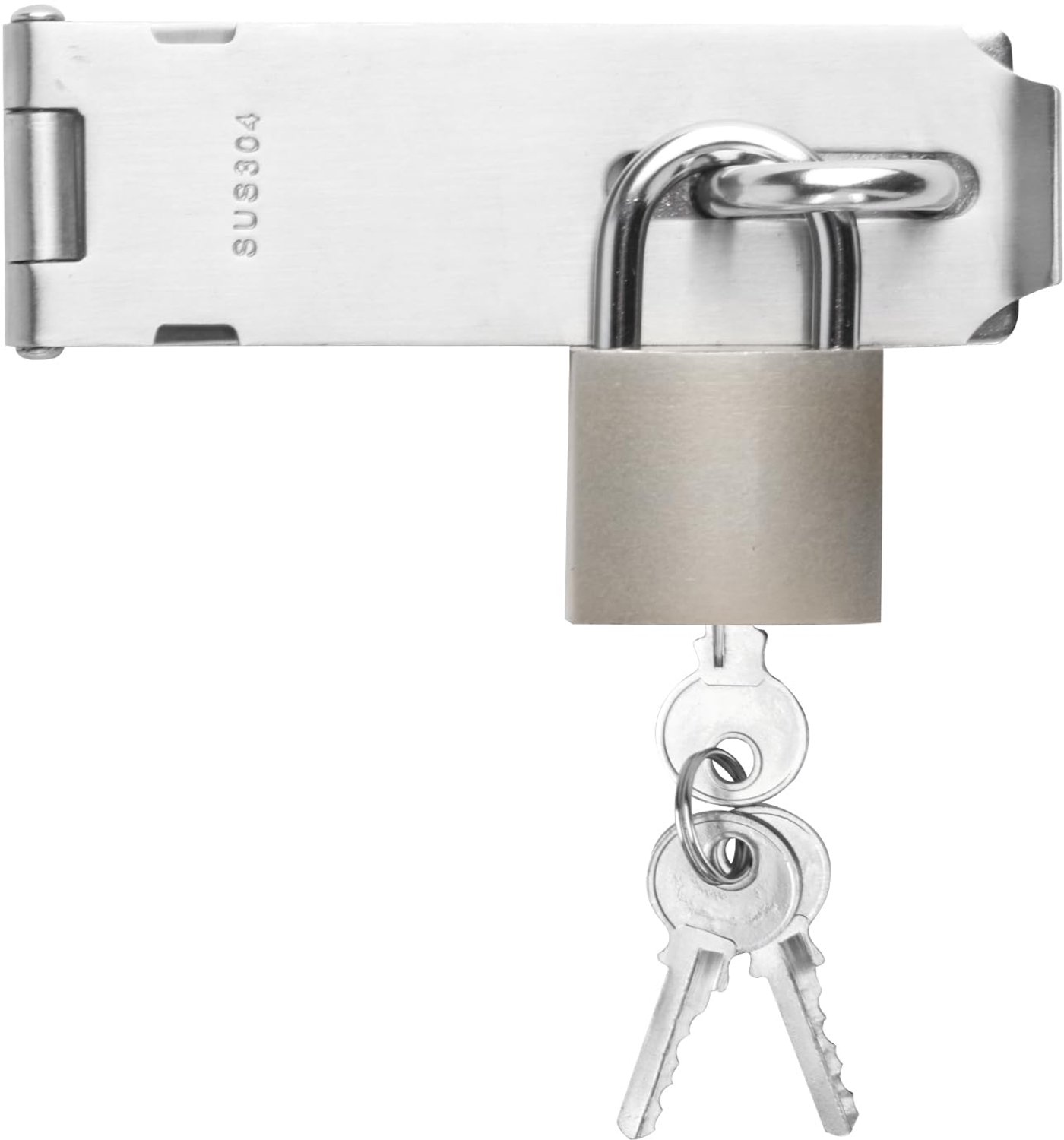 Robuuste RVS Hasp met Padlock voor Deuren en Poorten