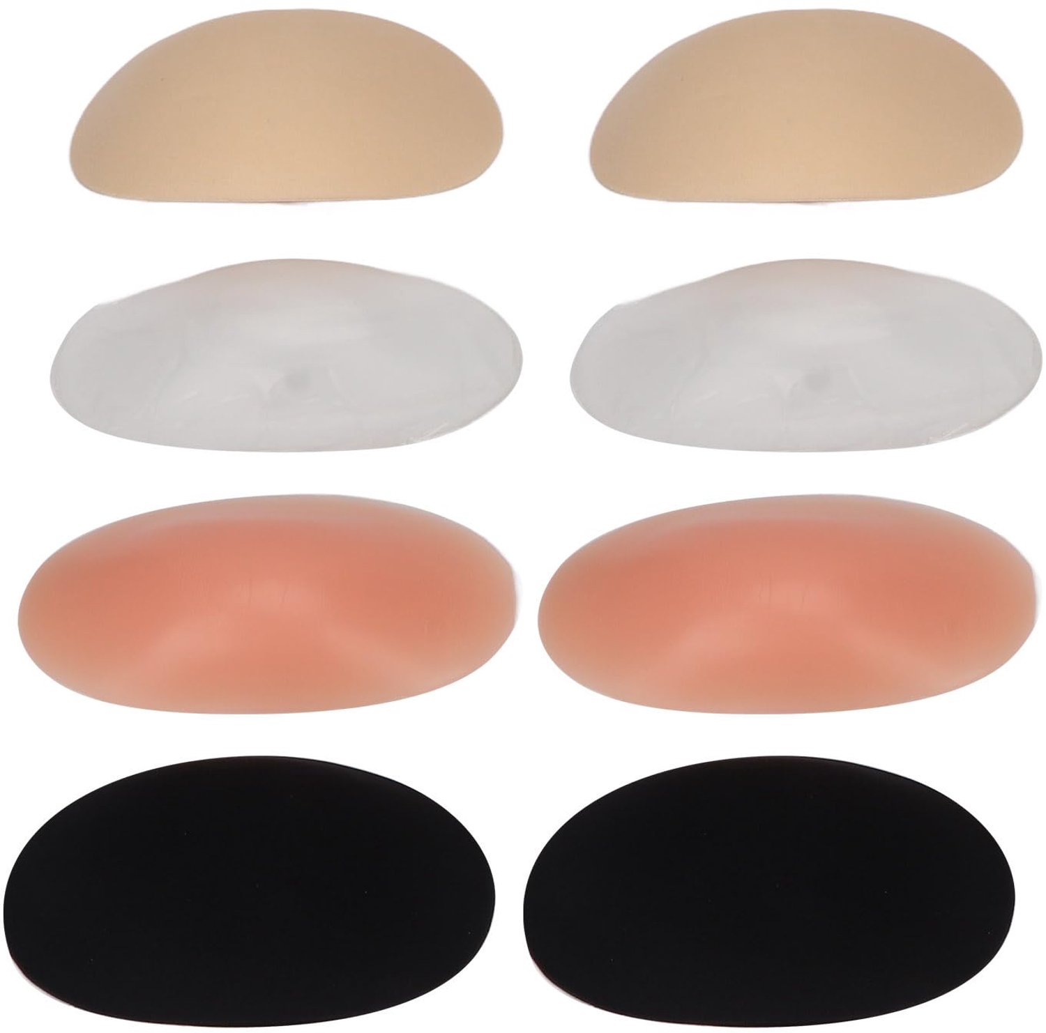 4 Pairs Silicone Schouderpads voor Kleding