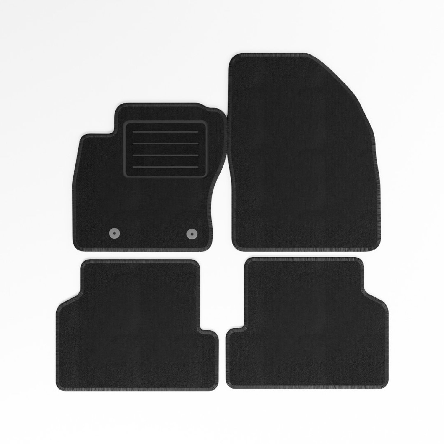 Mats4all | Naaldvilt automatten passend voor Ford Focus 2005-2011 | Antislip | Met versterking | 4-delig | Automatten | Mattenset