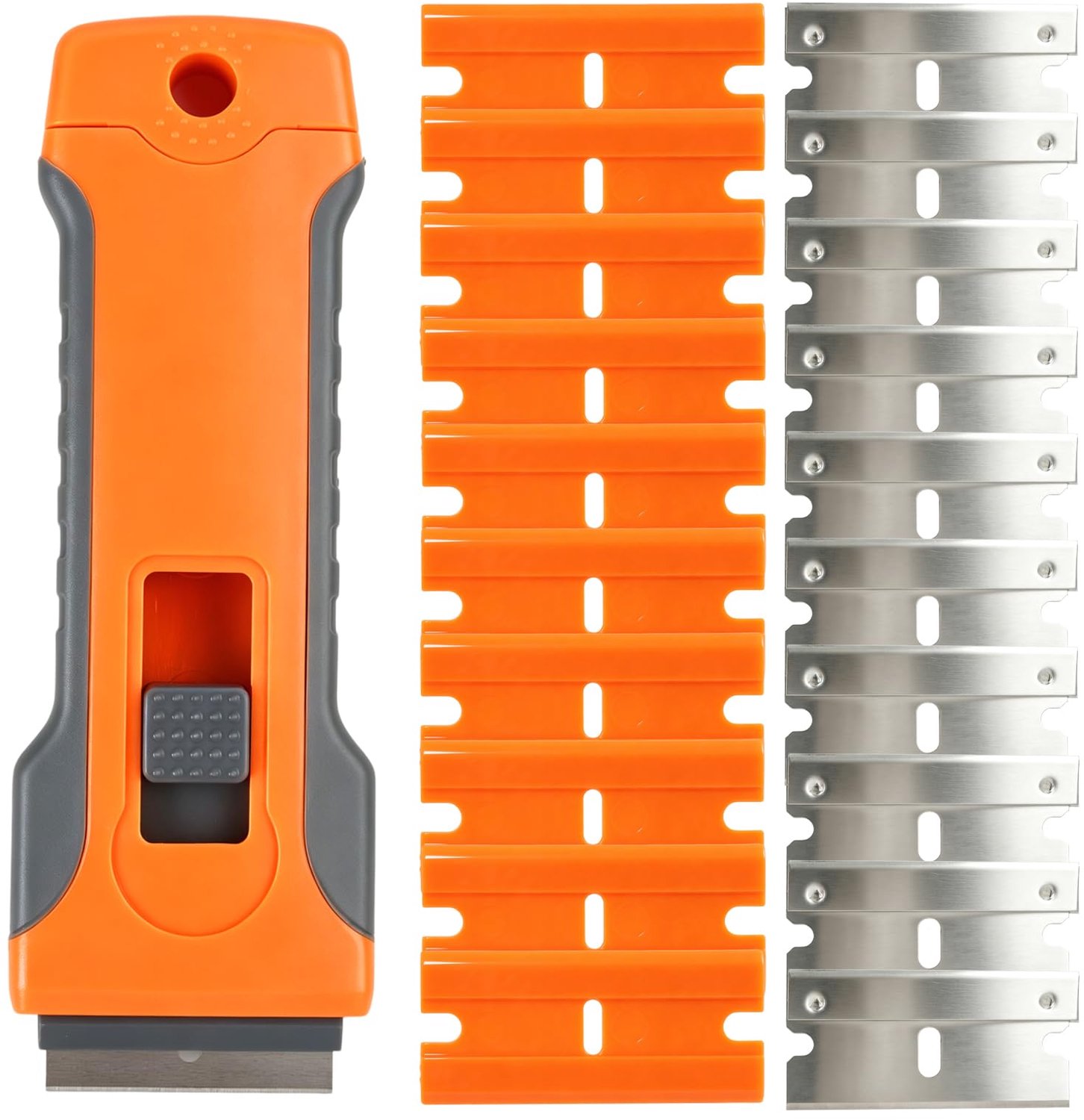 Retractable Scraper met 20 Vervangbladen voor Diverse Ondergronden