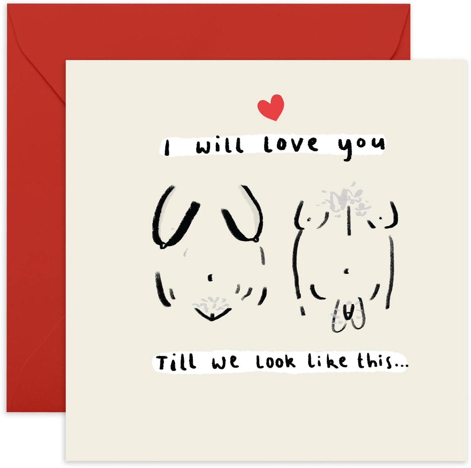 Grappige Huwelijkskaart voor Valentijn met Stickers