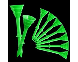 Golf Tees Plastic 83mm Unbreakable Big Cup Set van 12/24 Stuks