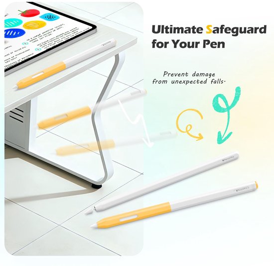 Pencil Case - Crystal Clear Design - Beschermhoes - Geschikt voor Apple Pencil Pro - 2e Generatie - Slank Profiel - Bescherming tegen Krassen - Pencil Sleeve — afbeelding 4