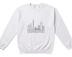Guangzhou Sweater – Skyline Guangzhou – Modern Outfit – Unisex Sweater voor Dames & Heren – Origineel Cadeau