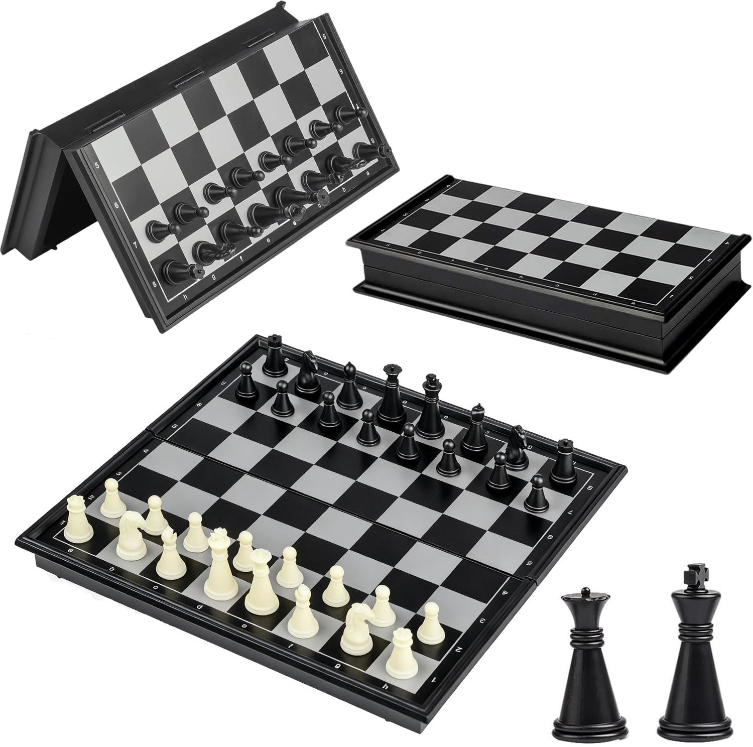 Magnetisch Schaakspel voor Kinderen - Mini Reisspel, 13 x 13 cm