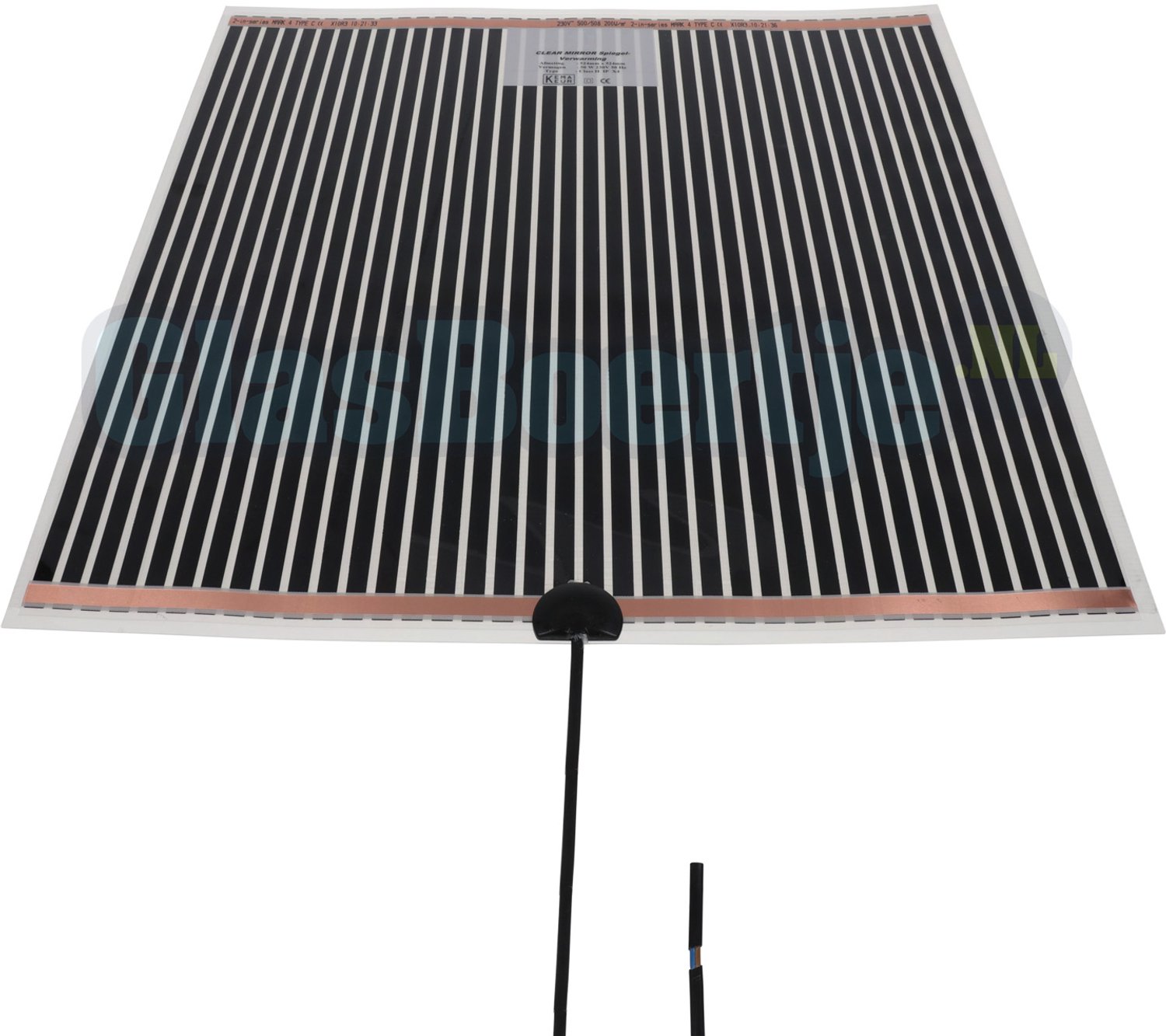 Anti-condens spiegelverwarming 52,4 x 102,4 cm - 100 W - IPX4