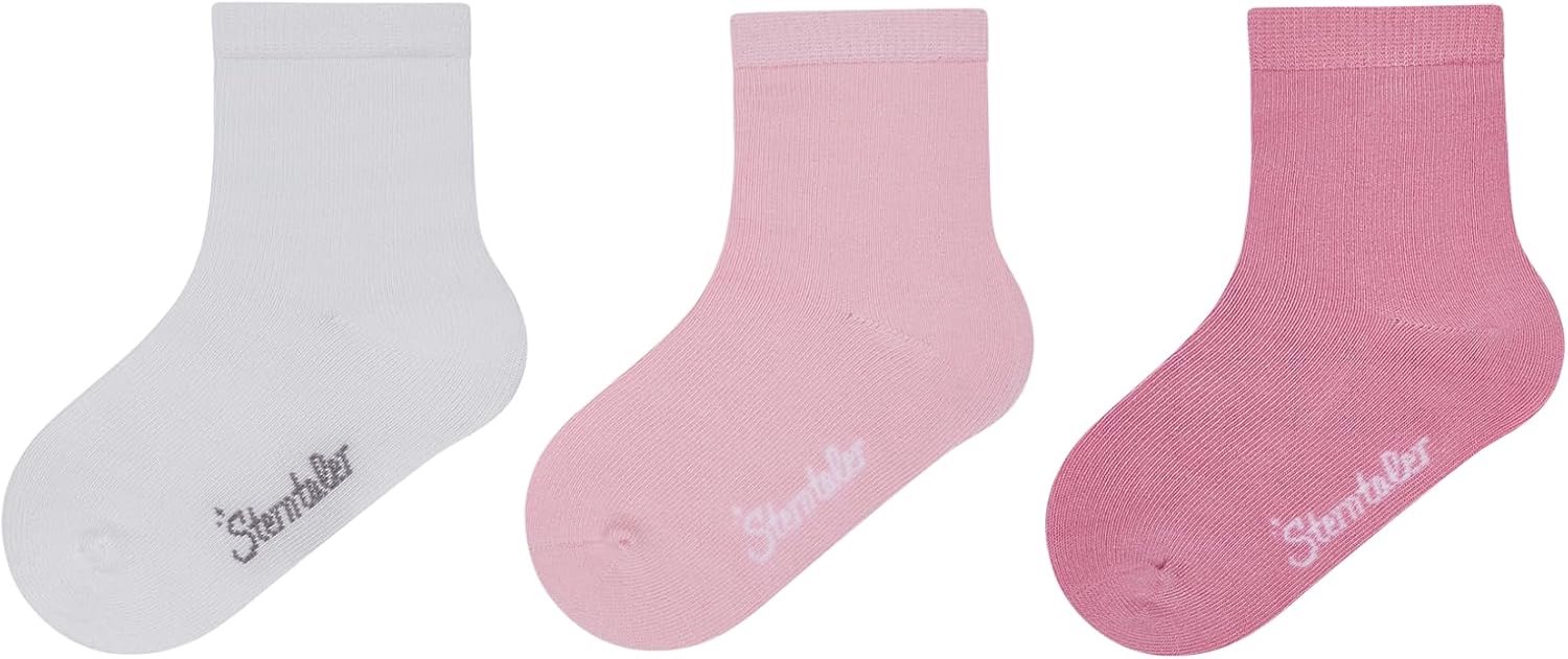Merkloze Babysokken 3-Pack - Zacht & Ademend Bamboe Viscose