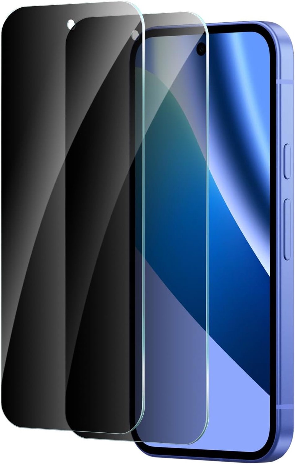 Inkijkbeschermingsfolie voor Google Pixel 10a, 2 stuks, anti-spaaien, displaybescherming, HD, privacy-beschermfolie, privacy, beschermingsglas, 9H-hardheid, krasbestendig