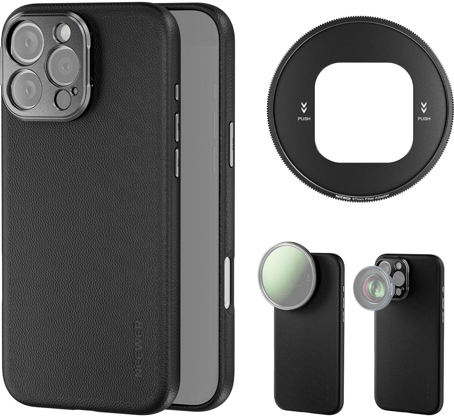 Robuuste Smartphone Hoes voor iPhone 16 Pro Max