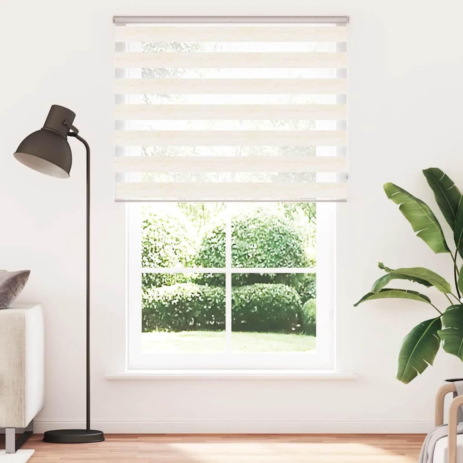 Rolgordijn marmer beige 150x200cm polyester
