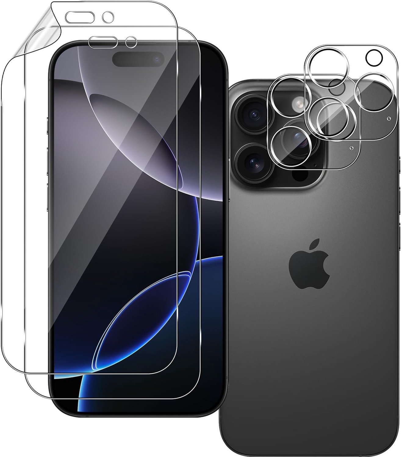Hydrogel Displaybeschermfolie voor iPhone 16 Pro - Flexibele TPU, 2 stuks