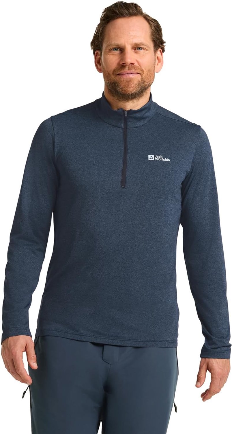 Jack Wolfskin Heren Thermoshirt Comfort & Bescherming Midnight Sky