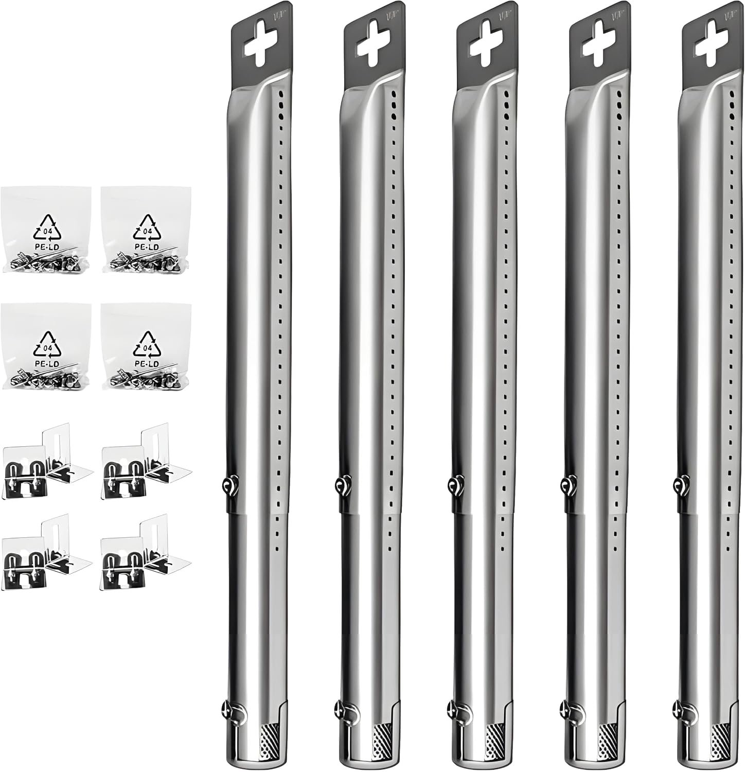 Universele BBQ Gasbrander RVS - Verstelbaar (5 stuks)