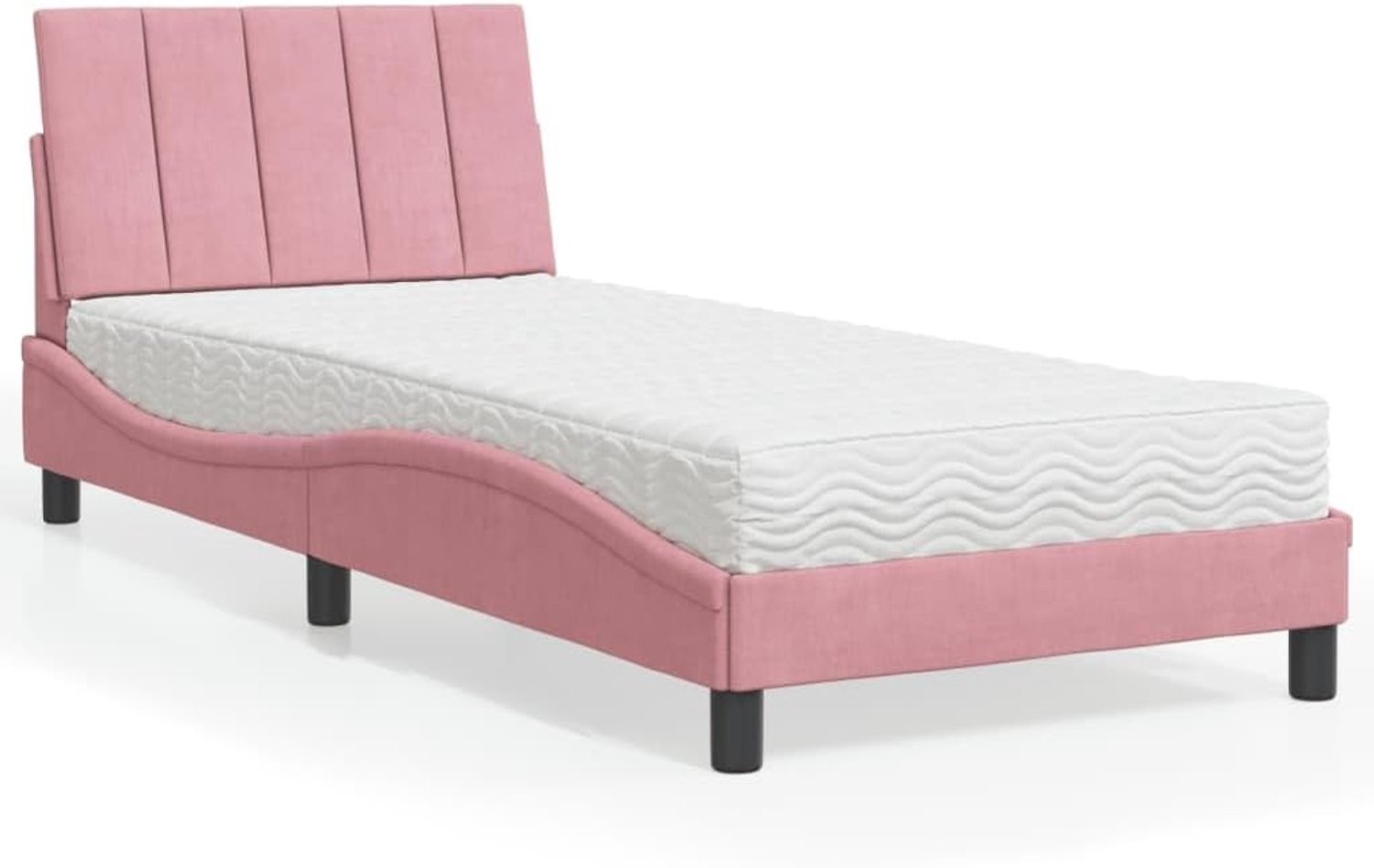 Hanko Slaapkamer Bed 80x200 cm Roze