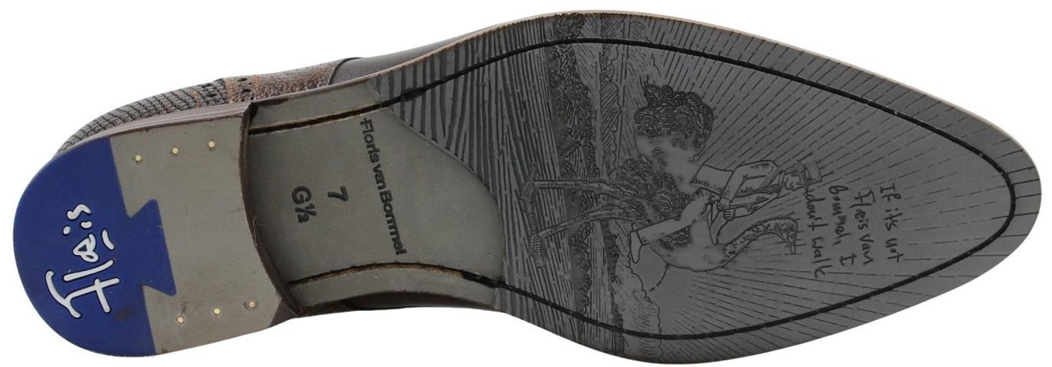 Floris Van Bommel Sfm-30361 De Stapper Nette schoenen - Veterschoenen - Heren - Bruin - Maat 43⅓