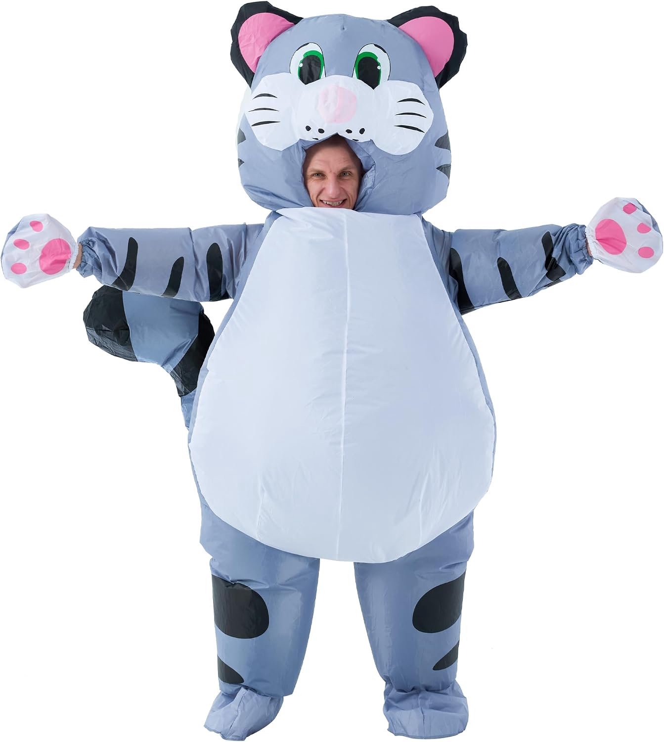 Pinguïnkostuum voor volwassenen, grappig pinguïnpak, opblaaskostuum voor mannen en vrouwen, Halloween, Kerstmis, cosplay