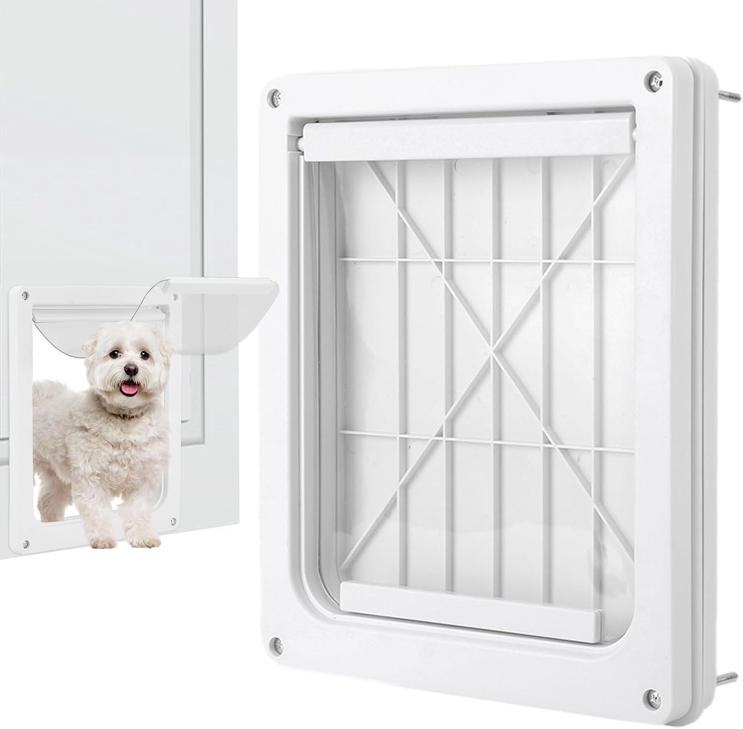 Honden- en kattendeur, hondendeur voor muur,Huisdierluik Weerbestendige