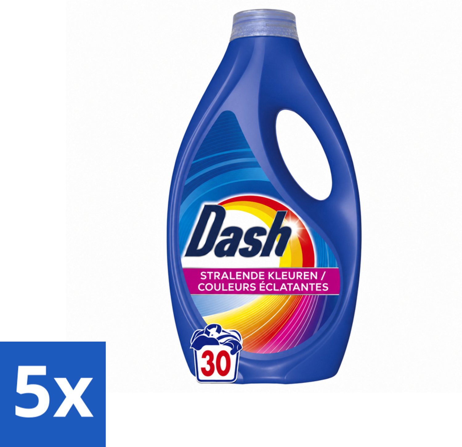 5 x Dash – Wasmiddel – Color – 1350 ml - Voordeelverpakking - 5 stuks