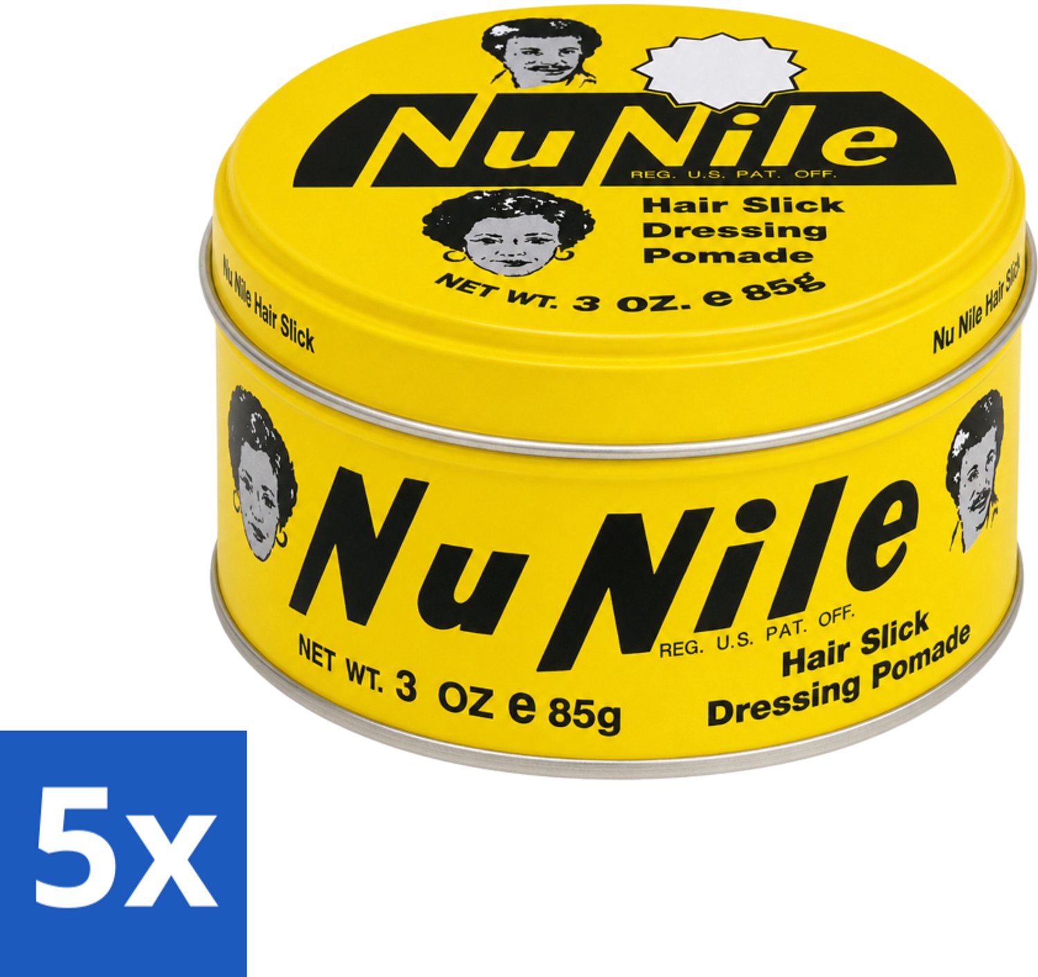 5 x Murray's - Nu Nile - Pomade - Strakke Slick Look - Medium Hold - 85 ml - Voordeelverpakking - 5 stuks