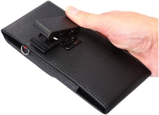 Holster Case Belt Clip Rotary 360 with Card Holder and Magnetic Closure voor Meizu Mblu 10 (2021) - Black — afbeelding 4