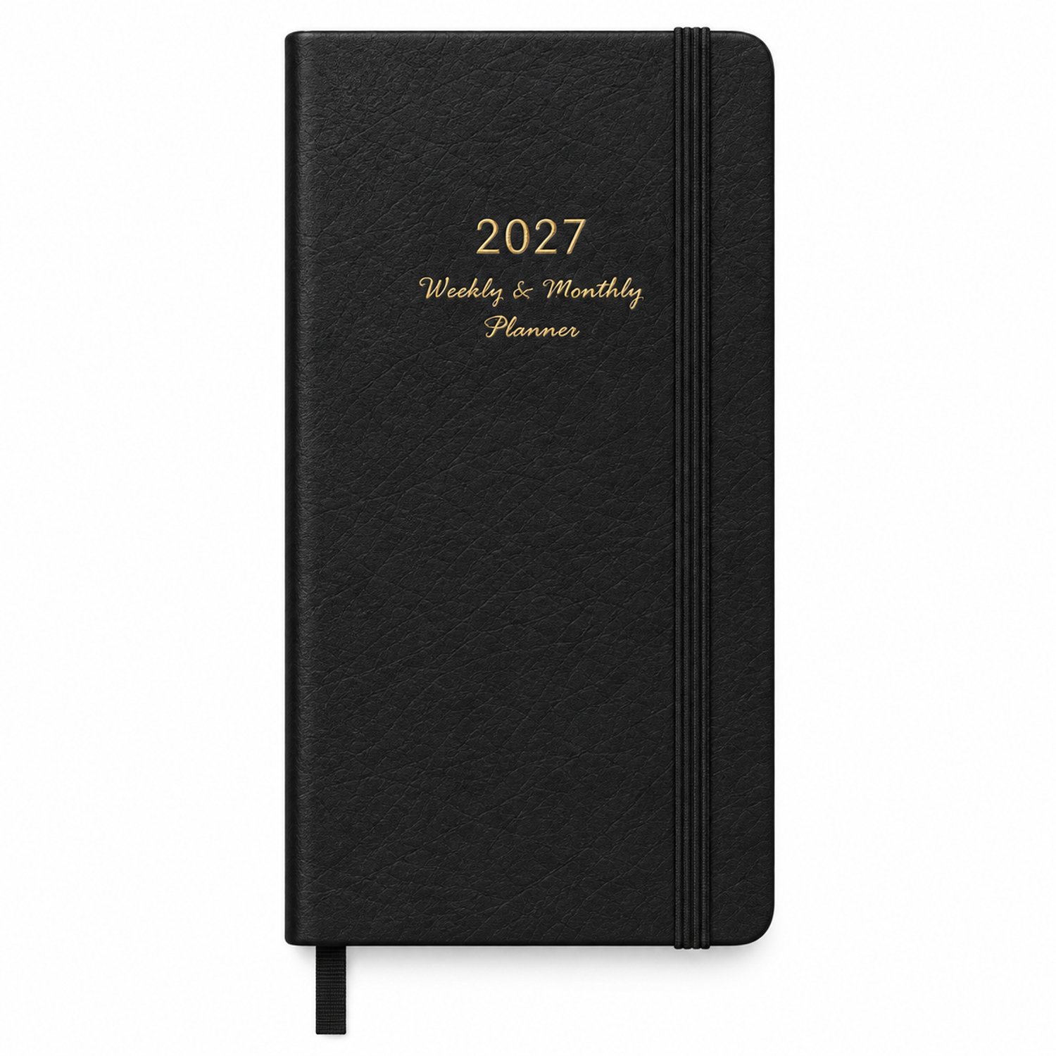 Pocket Weekagenda 2027 – 14x 9cm – Compacte zakagenda – Donker Blauw