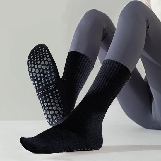 3 Paar Antislip Sokken Dames - Yoga, Pilates, Ballet - Maat 34-40 — afbeelding 5
