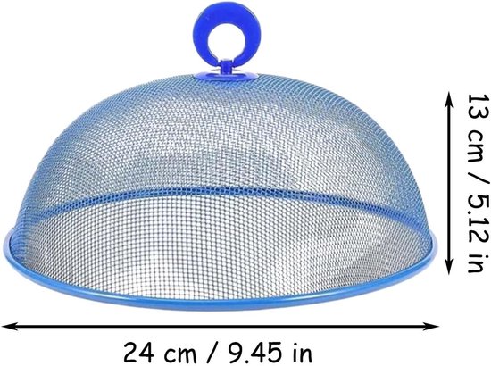 3 stuks voedselafdekkingen voor paraplu's, voedselafdekking, opvouwbare voedselafdekking, voedseldeksel, geschikt voor fruit en levensmiddelen, voorkomt vliegen en insecten — afbeelding 2
