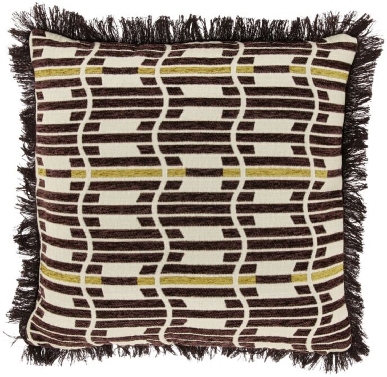 Unique Living Sierkussen Wess - rocky brown - 45x45cm Multikleur