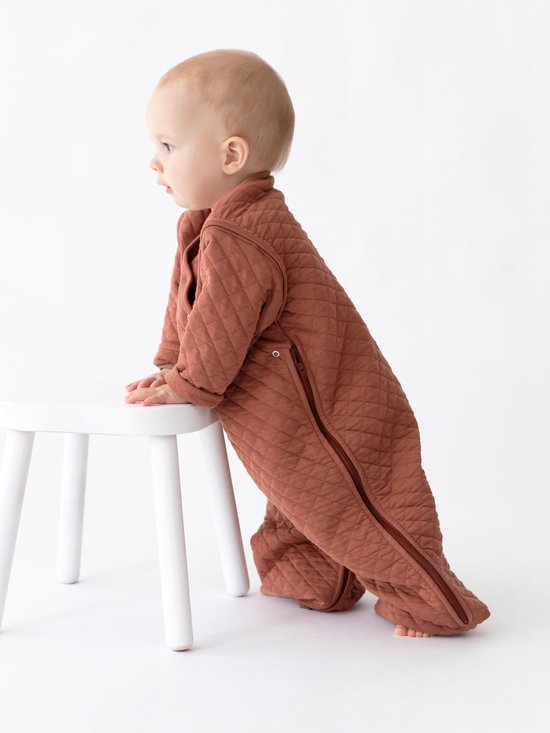 BEMINI Babyslaapzak - MAGIC BAG 4-12m - TOG 1.5 - Gewatteerd comfort - Brick — afbeelding 3