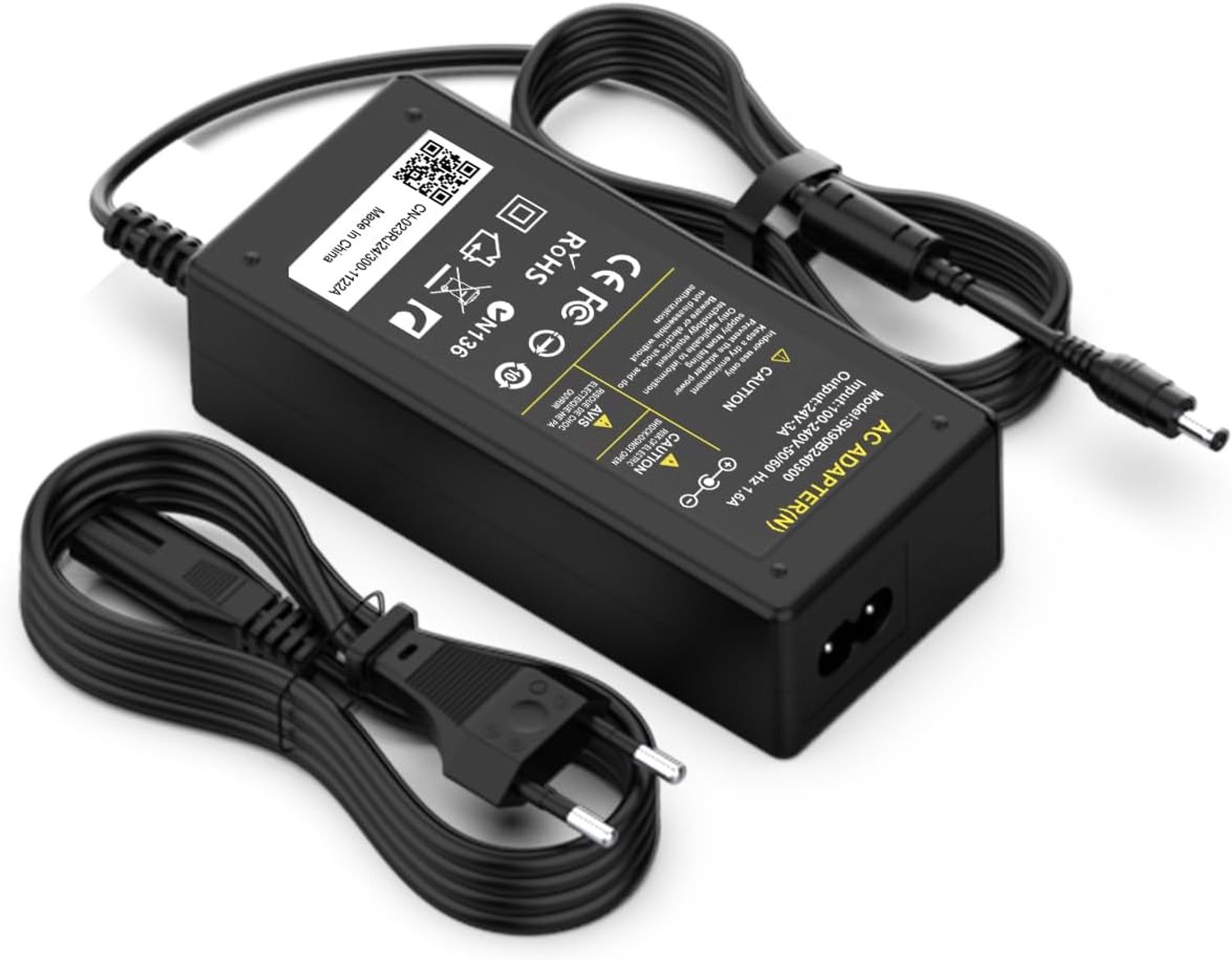 24V Oplader voor For Logitech G25 G27 G29 G920 G940 Stuurwiel Racing