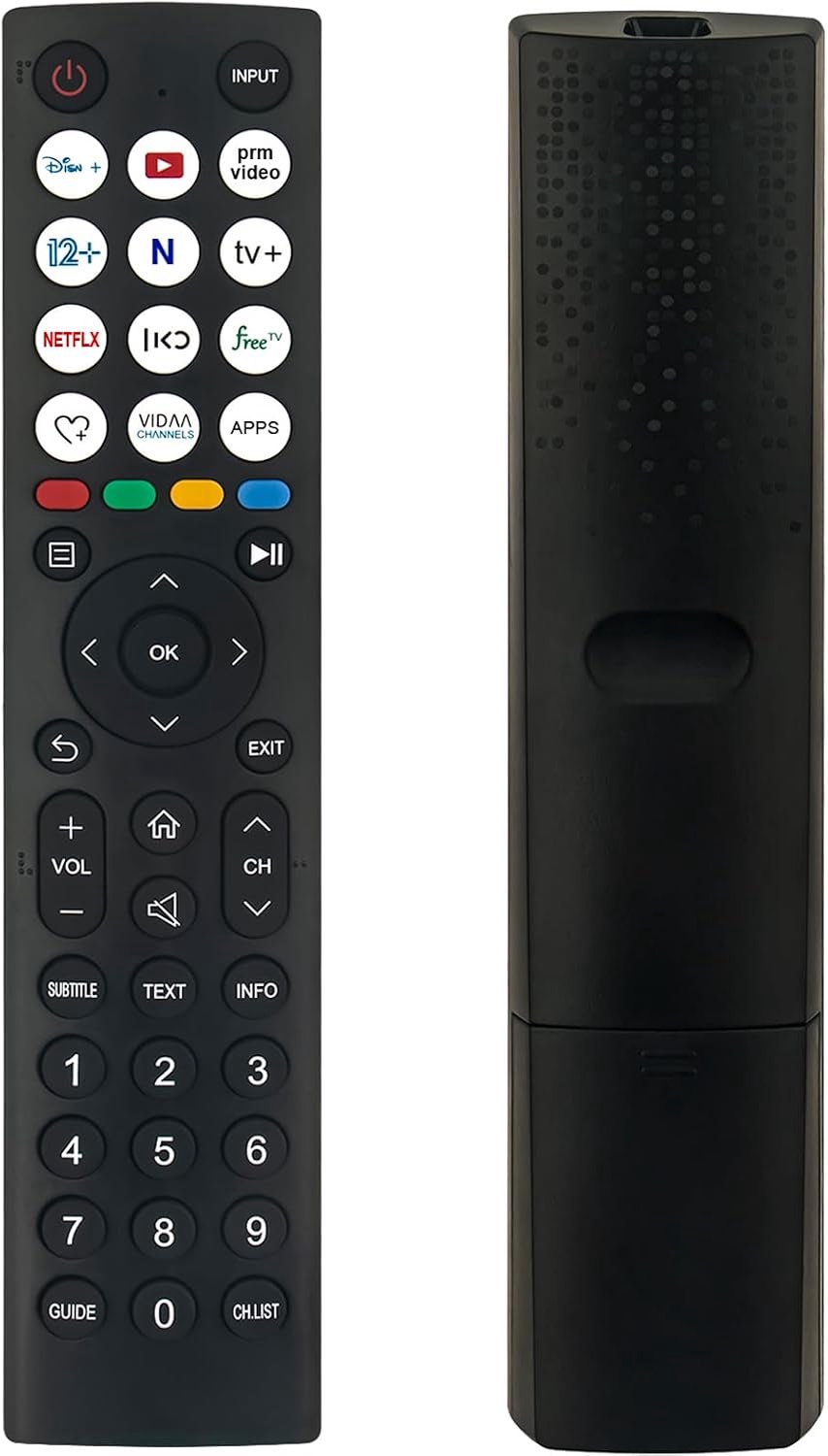 Afstandsbediening voor Hisense Smart TV - Compatibel met 32A5NQ 40A5NQ 40E43NT 32E43NT 40A4N 32A4N - Infrarood technologie - ServiceTopper