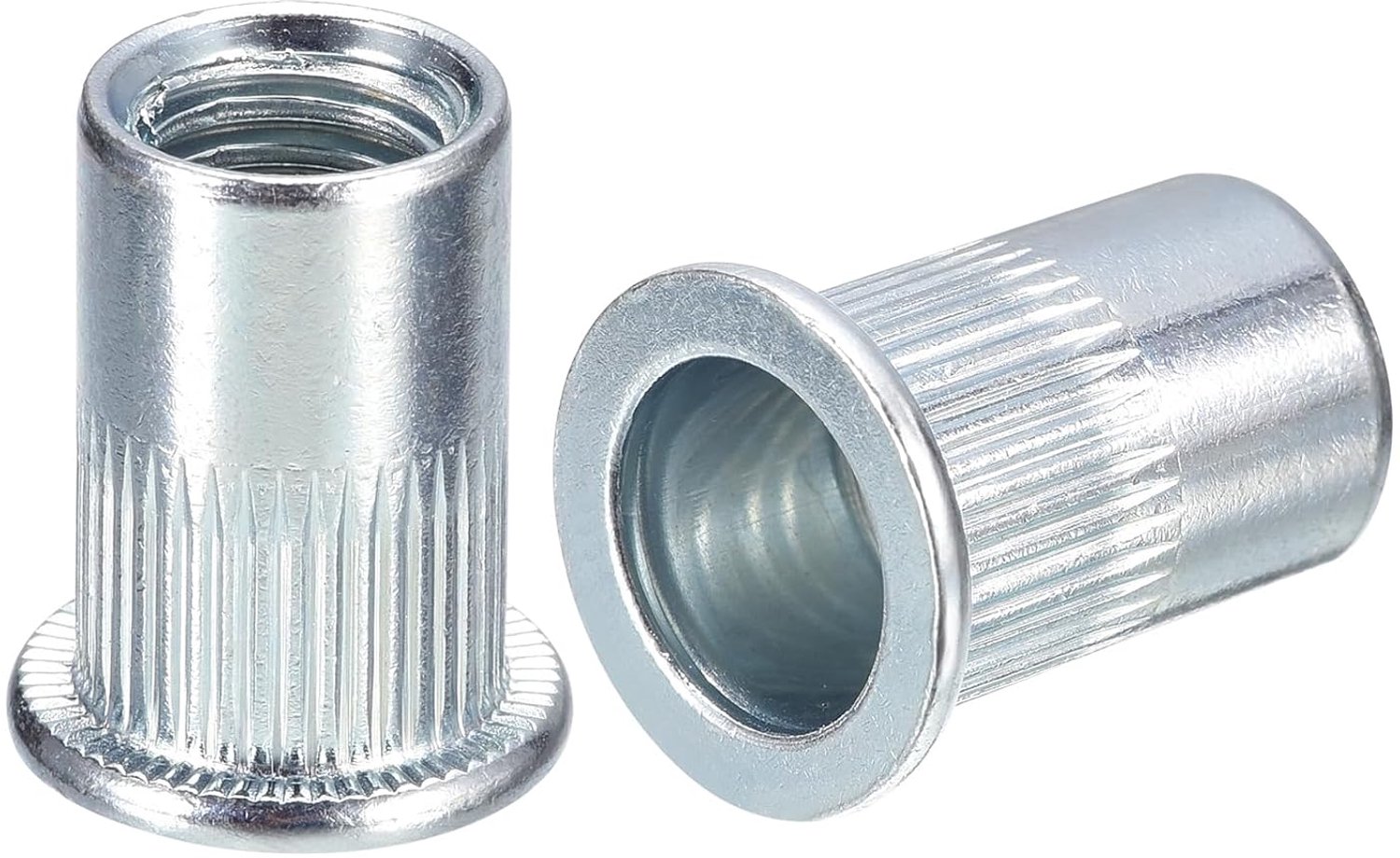 klinkmoeren M10 - verzinkt - koolstofstaal - ideaal voor metaal en plastic, 20 stuks - Vemera