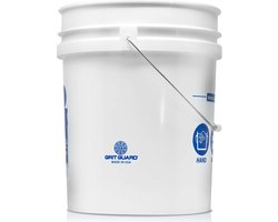 Wasemmer 19 liter - blauw met grit guard - voorkomt schade aan wasspons - ideaal voor professionele autohandwas - Vemera