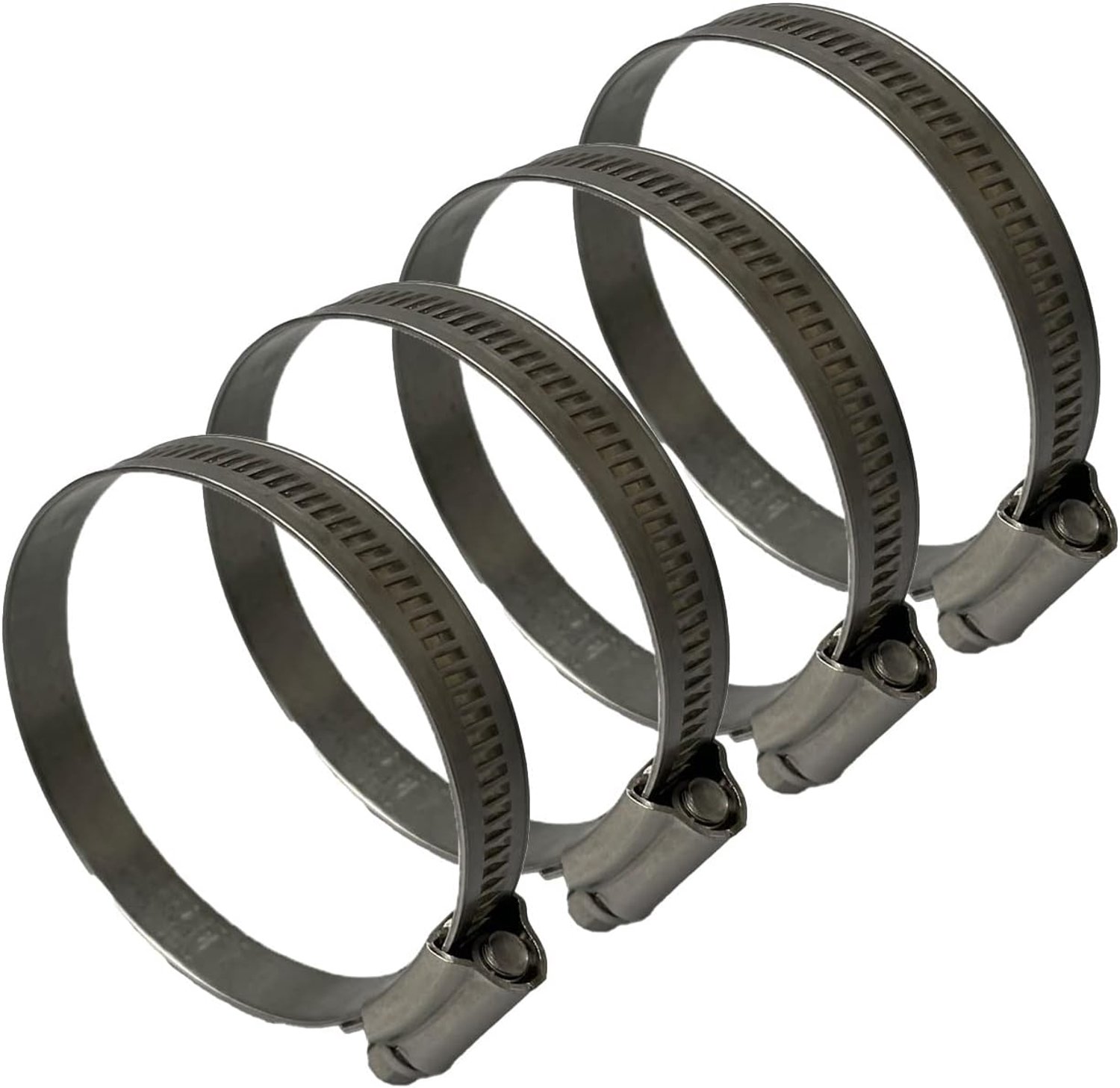 Slangklemmen RVS - 45-60mm - Anticorrosief - Voor brandstofleidingen - 4 stuks - Vemera