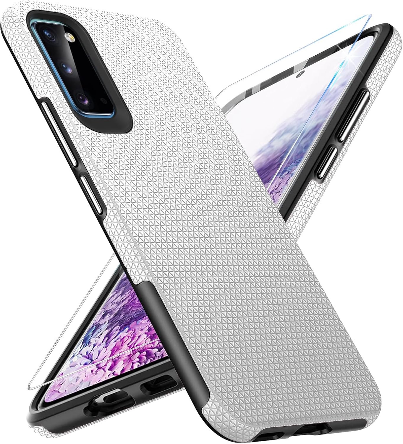 Hoes met beschermfolie voor Samsung Galaxy S20