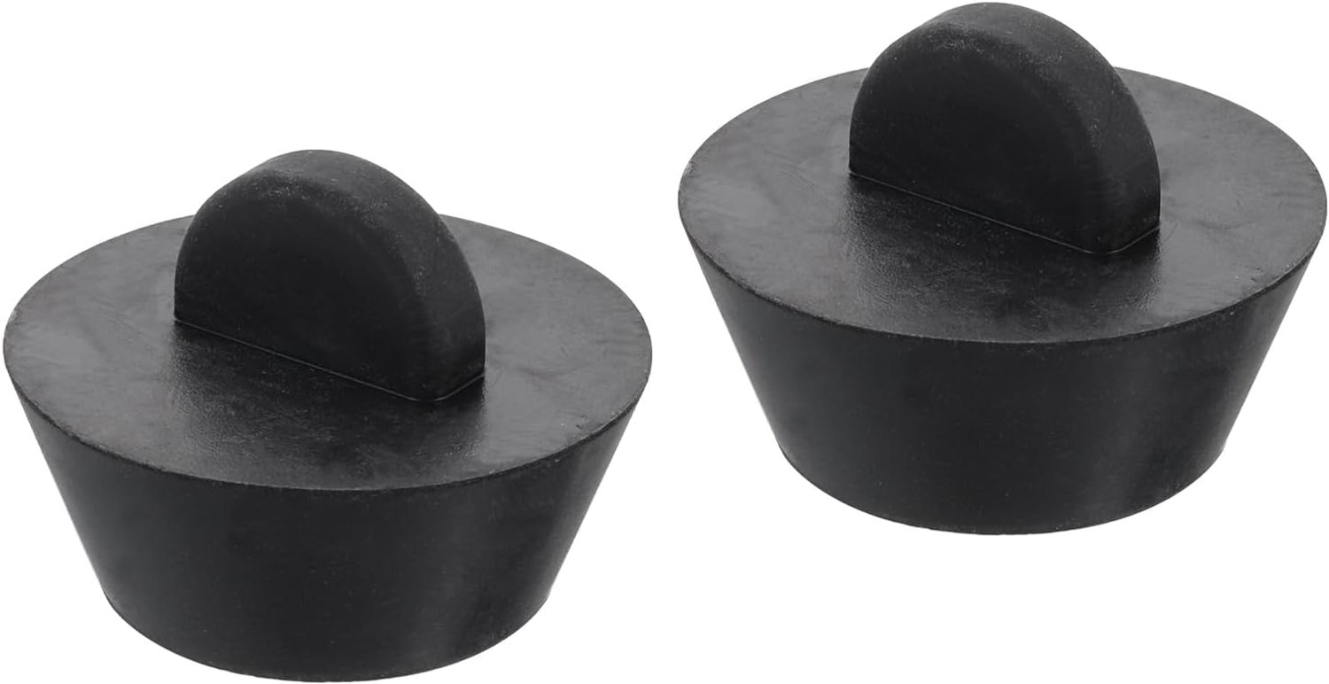 Afvoerstoppen 1 inch tot 1-3/8 inch - rubber - 2 stuks - geschikt voor badkuip en wastafel - ServiceTopper