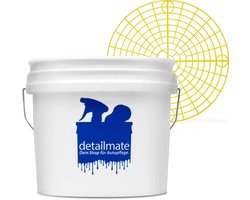 wasemmer 12,5 liter - Grit Guard emmerinzet geel - extra versterkt - geschikt voor professionele handwas - Vemera