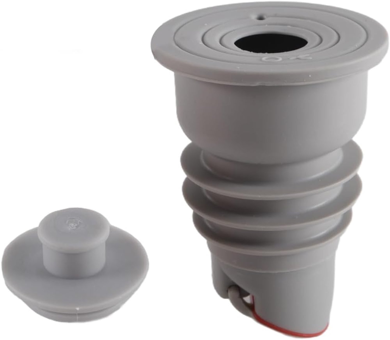 Afvoerplug voor wasmachine 53 x 78 mm - siliconen - geschikt voor buizen 18-35 mm - voorkomt lekkage - ServiceTopper