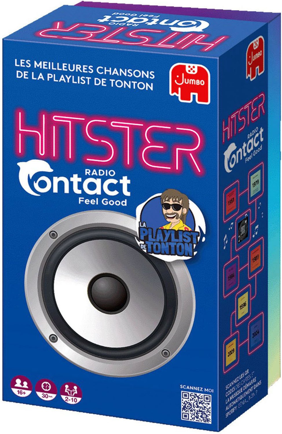 Jumbo Hitster Radio Contact – Franstalig Muziekspel – Belgische Editie Franstalig – Partyspel – Actiespel — afbeelding 3