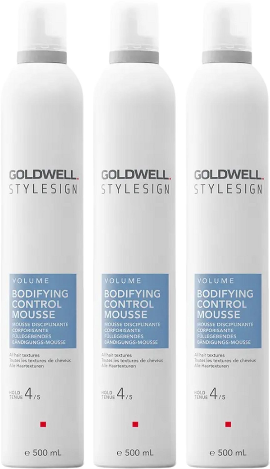 Goldwell StyleSign Bodifying Control Mousse Triple Set – 3x500ml