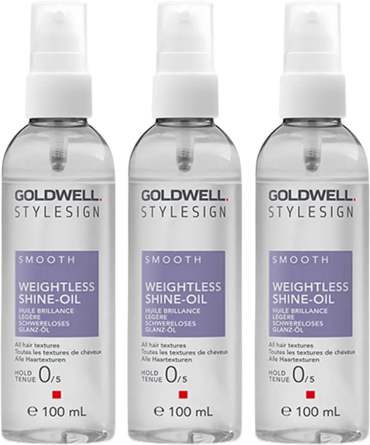 Goldwell StyleSign Weightless Shine Oil Triple Set – 3x100ml