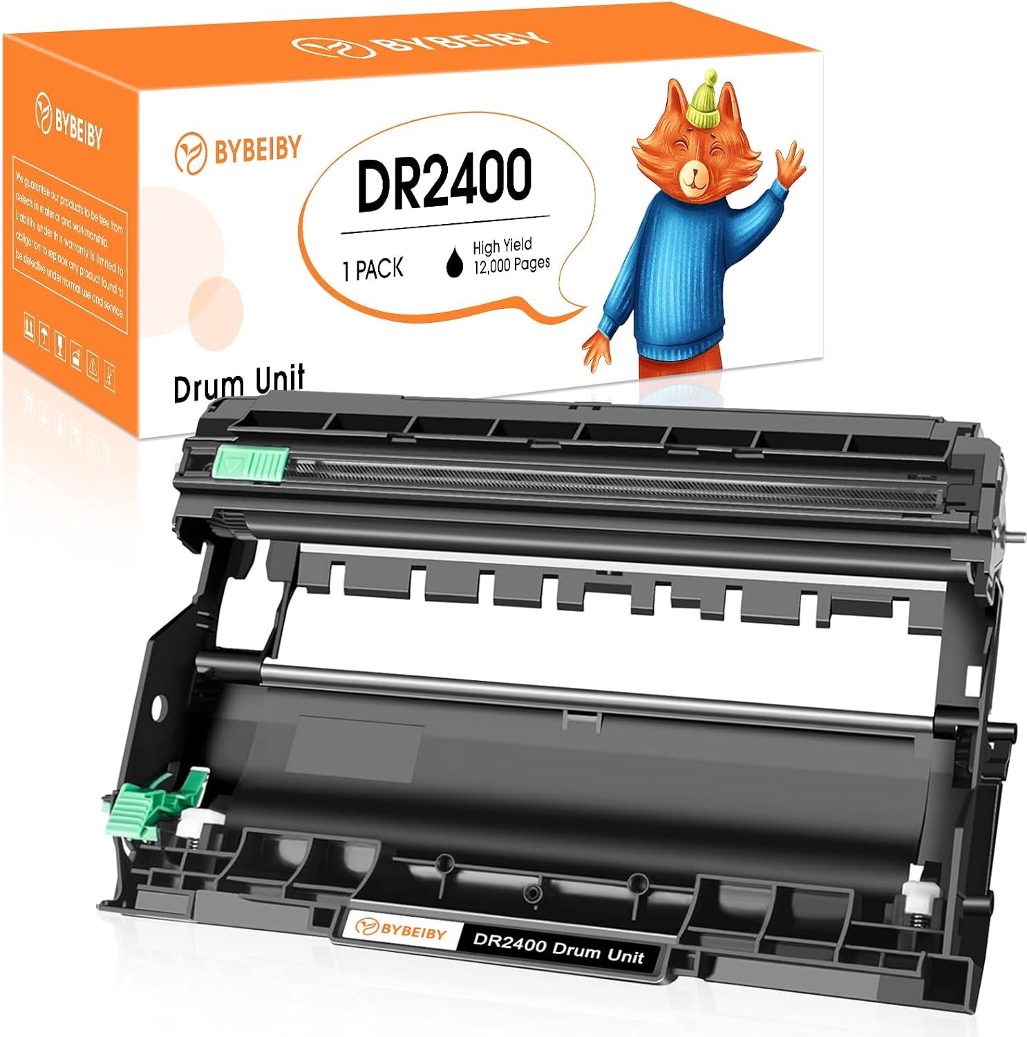 Trommel DR2400 - Compatibel met Brother DR-2400 - 12.000 pagina's - Voor diverse Brother printers - m-winkel