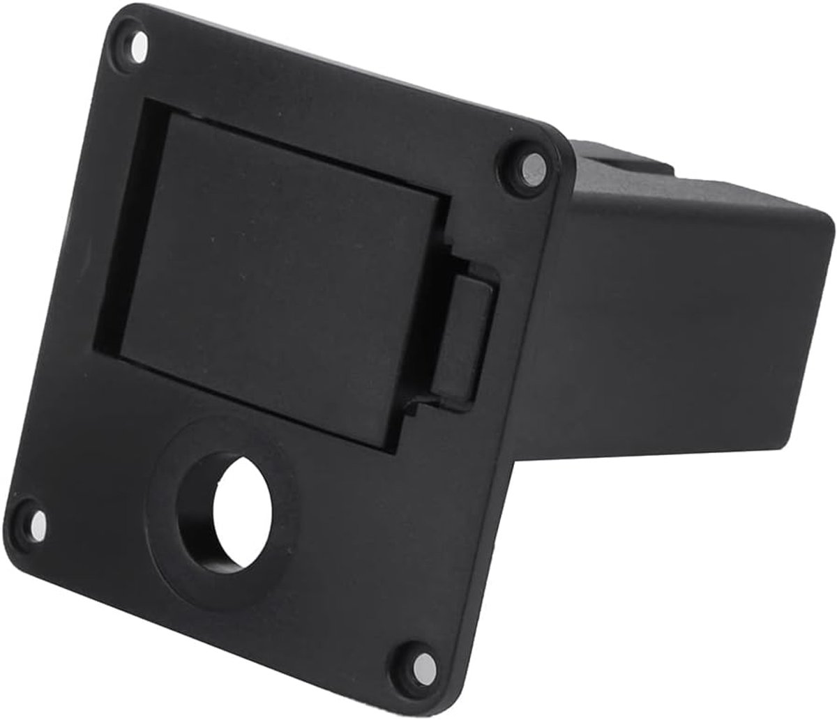 Gitaar Bas Batterij 9V Batterijhouder, Akoestische Gitaar Batterij Cover Case 9V Pickup Batterijhouder voor Actieve Gitaar Bas Pickup (Vierkante bajonet)