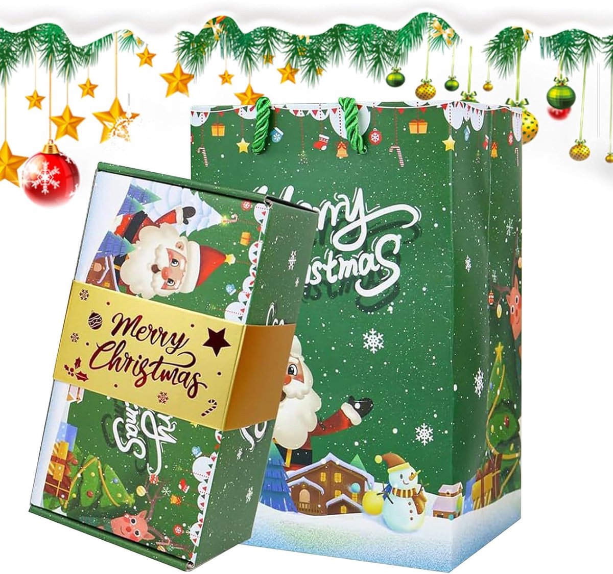 Spaarpot Opvouwbare Stuiterende Geld Dispenser Box Kerstmis