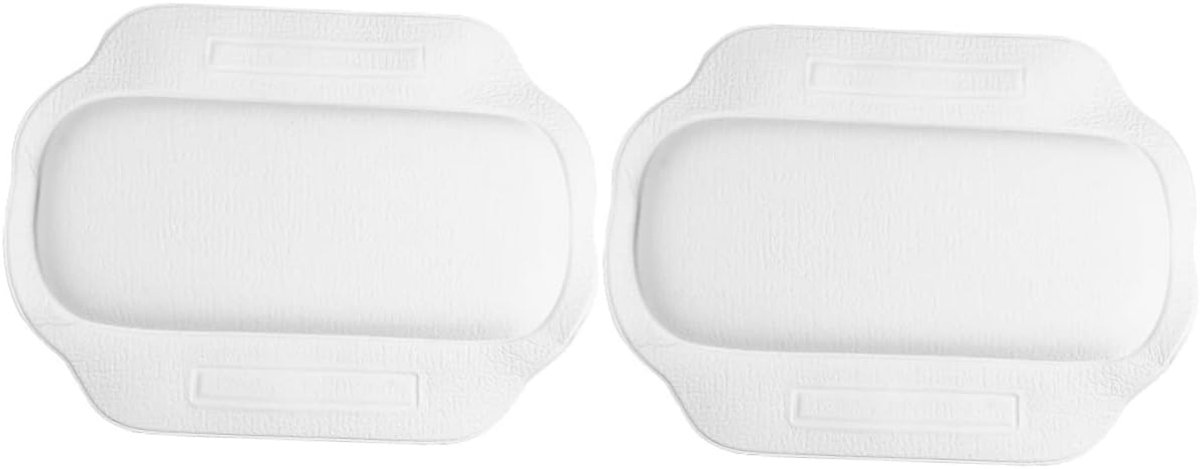 2 Stuks Badkussen Voor Badkuip Badkussen Met Sterke Cups Ergonomisch Ontwerp Voor Nek En Thuis Douchekussen