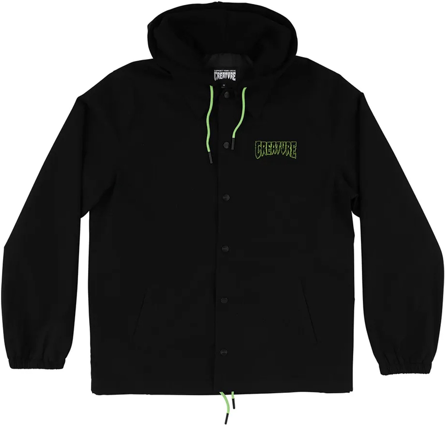Creature Gravette Cut And Tie Jas Man Zwart