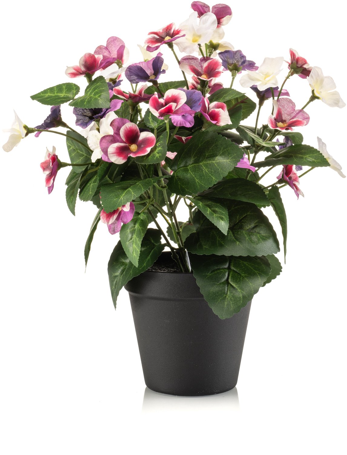 Emerald Kunstplant Viooltje in pot 29cm fuchsia/paars - Kunstplant voor binnen