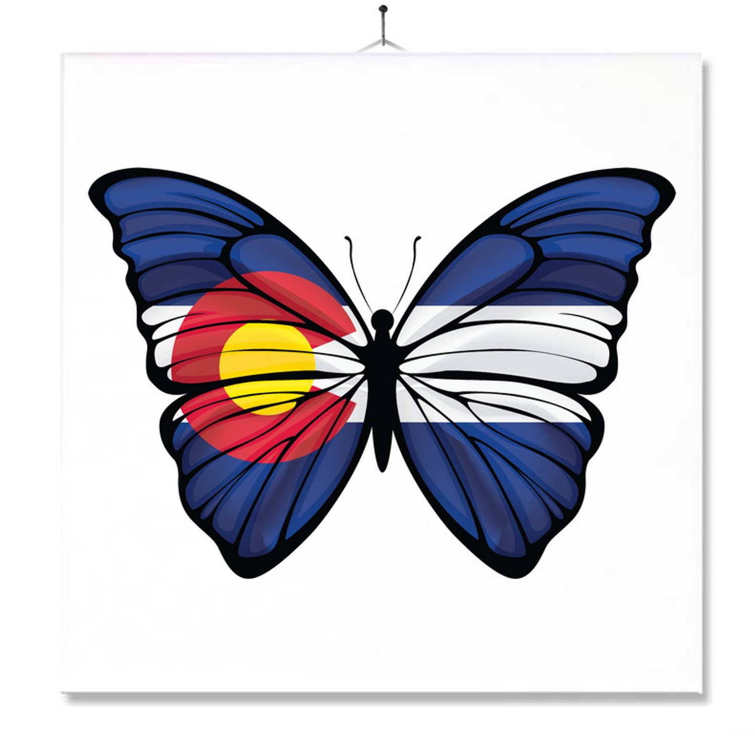 MC Living Tegel Met Opdruk | Vlinder | Vlag | Colorado Multi-Color