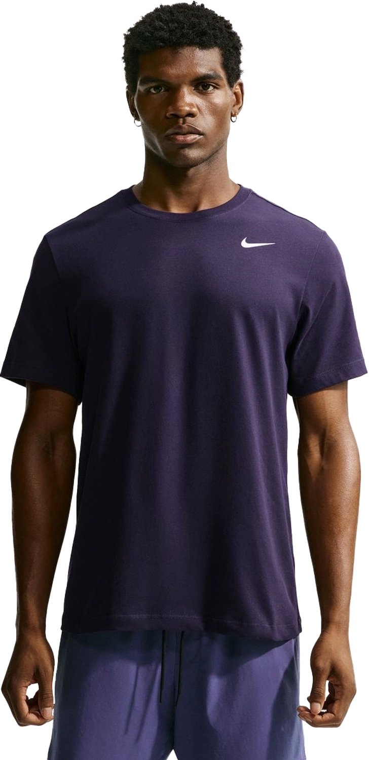 Nike m nk df tee dfc crew solid in de kleur . Paars