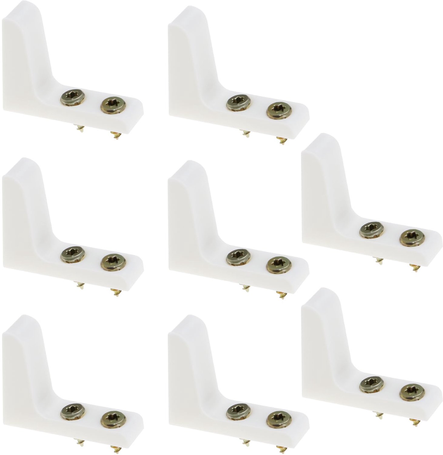 WC Stoelstabilisatoren 4 Paar - Antislip Bumpers - Kunststof - Bevestigingsset met Schroeven - Voor Houten Toiletzittingen - Eenvoudig te Installeren - Toiletbril